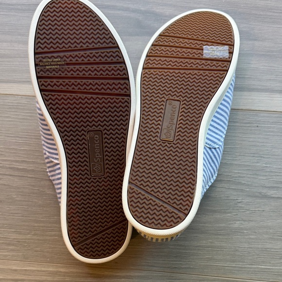 Spenco Women's Santa Rosa Blue/White Striped Mule Size 8.5 D - Picture 4 of 4